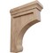 Ekena Millwork 2 1/2"W x 6"D x 8"H Medium Gomez Wood Bracket, Mahogany BKTW02X06X08GOGM - alternate 1